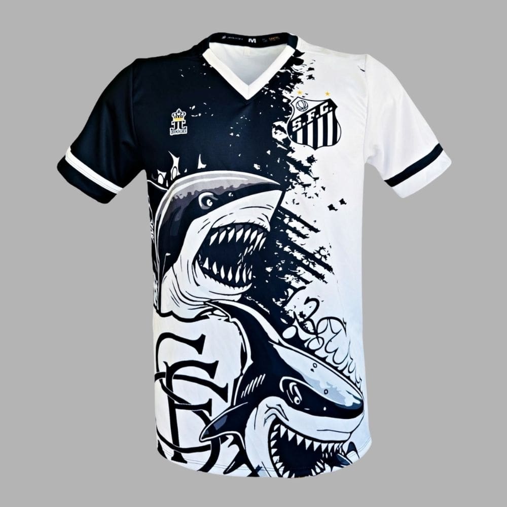 Camisa Camiseta do Santos - Peixe Devorador - Produto Oficial
