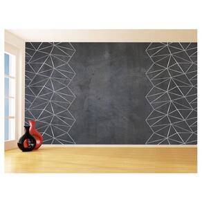Papel De Parede Concreto Queimado Listra Risco 3,5M Kkt52