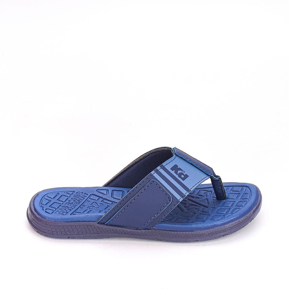 Chinelo Infantil Masculino Kidy Comfort Listra Azul Marinho