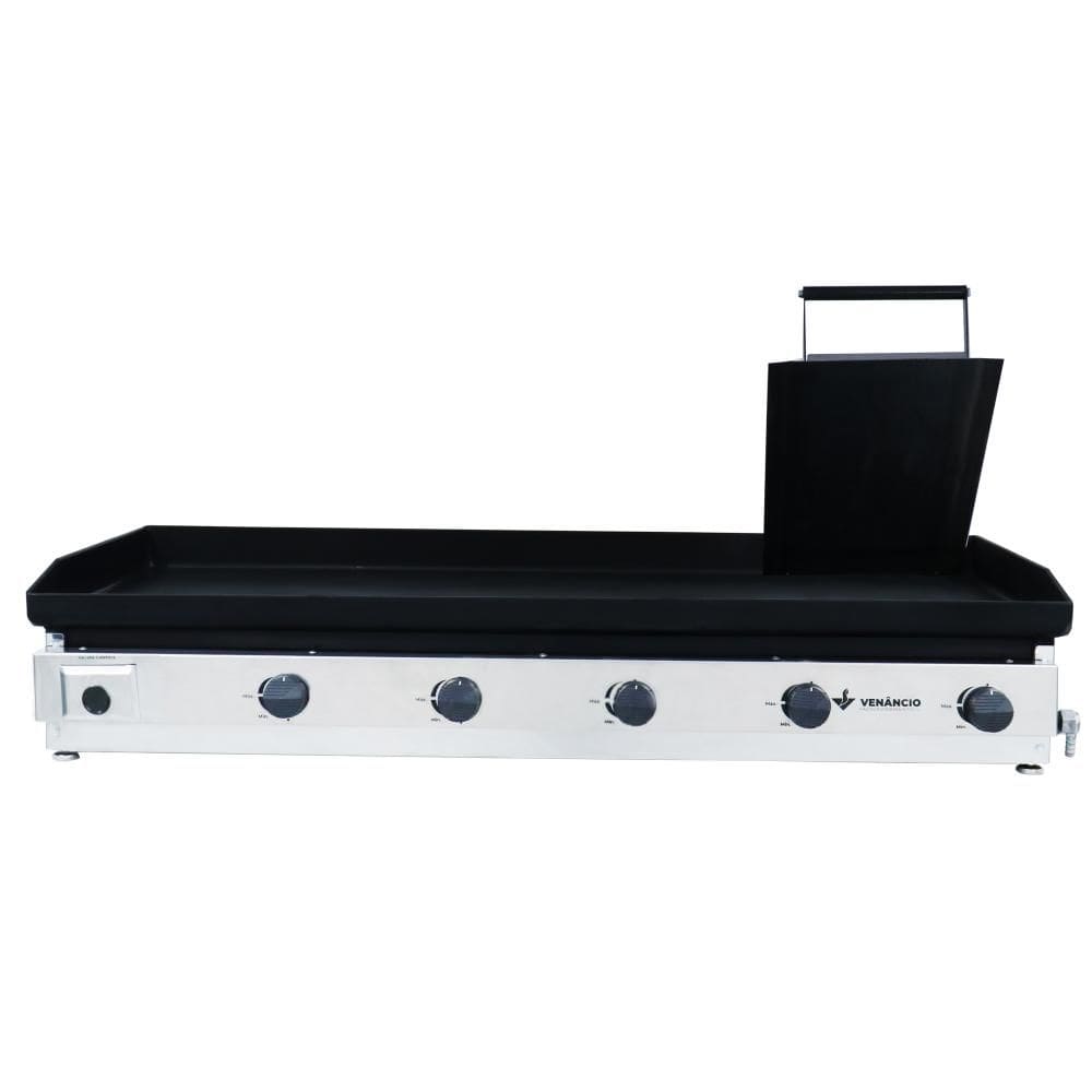 Chapa Bifeteira a Gás 120cm Venâncio Deguste Luxo 4,76mm de Espessura com Prensa C120-49808
