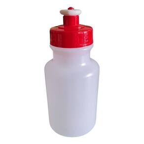 Garrafa Plástica 300ml - Tampa Vermelha