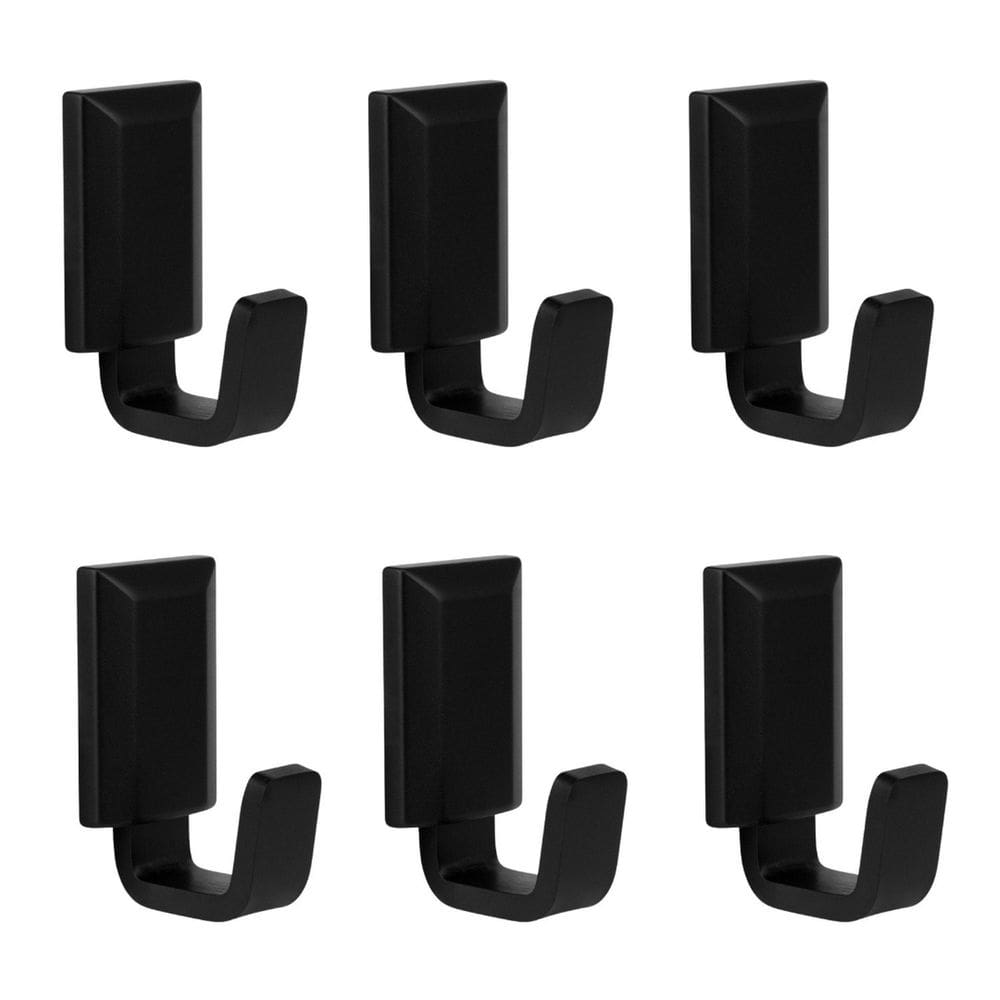 Kit com Seis Cabides Alumínio Classic - Cb2060 Ducon Metais Black