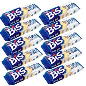 Kit 10 und Chocolate Bis Lacta Branco 16 und