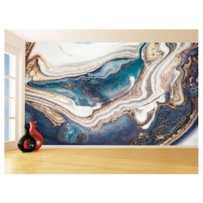 Papel De Parede 3D Estilo Marmore Tintas Cores 3,5M Mbr99