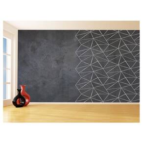 Papel De Parede Concreto Queimado Listra Risco 3,5M Kkt51