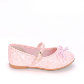 Sapatilha Bailarina Infantil Kidy Soft com Laço Florida Rosa