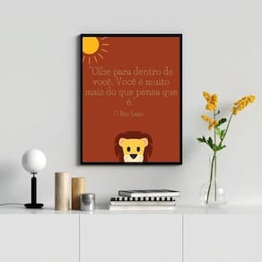 Quadro Você É Muito Mais Do Que Pensa Que É 33X24Cm