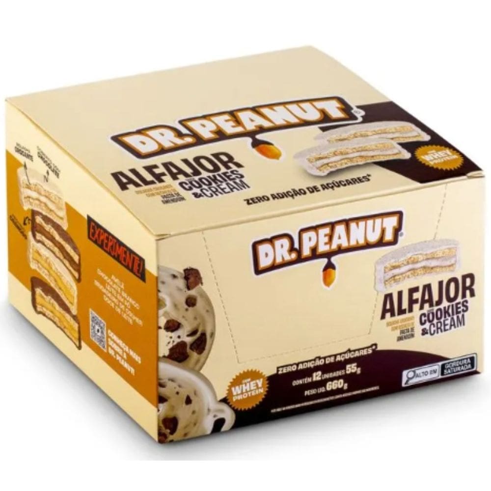 Display alfajor (Caixa c/ 12un de 55g) - Dr. Peanut