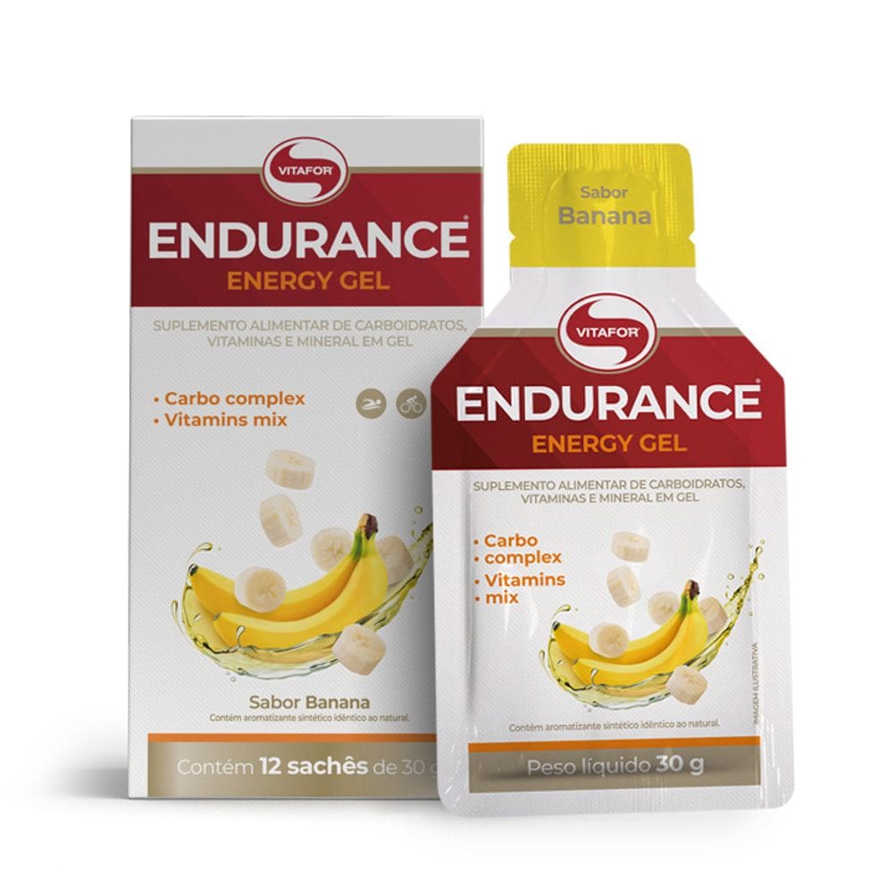 Endurance Energy gel (12 sachês de 30g) Vitafor