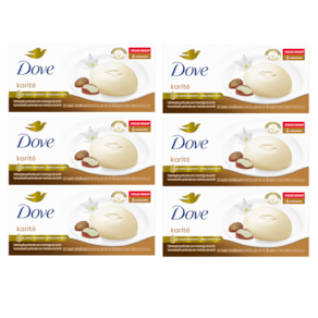 Kit 6 Packs Sabonete Dove Karité E Baunilha 6 unidades