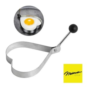 Modelador De Ovo Em Aço Inox Formato Coração