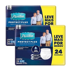 Kit 2 und Roupa Íntima Plenitud Protect Plus G/xg 24 und