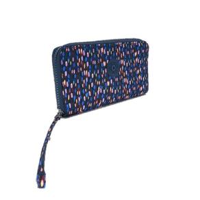 Kipling Carteira Azul Estampada Com Alça Alia Party Dots