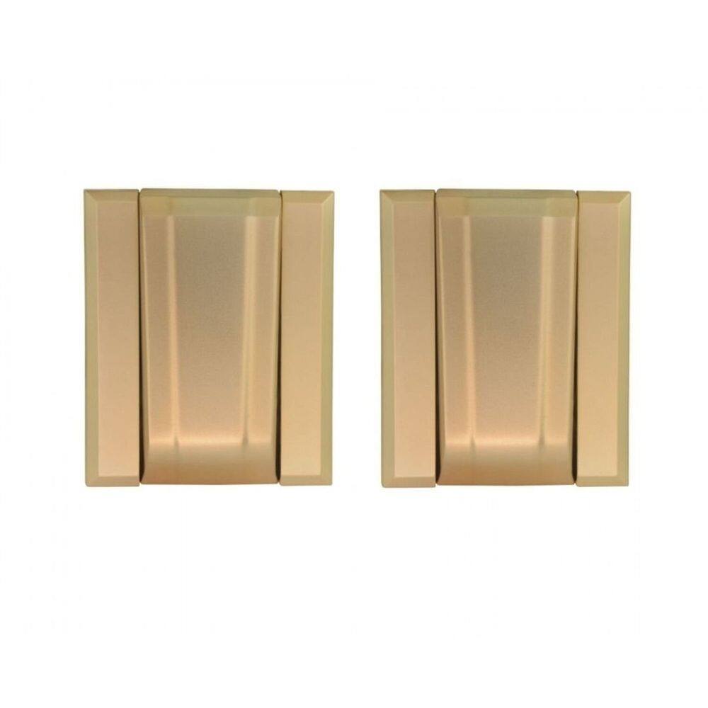 Kit com 2 Válvulas de Descarga Ducon Metais Ouro Fosco