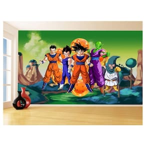 Papel De Parede Dragon Ball Goku Vegeta Anime 3,5M Dbz260