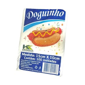3000Un Saco Plástico Pequeno Cachorro Quente 15X10Cm