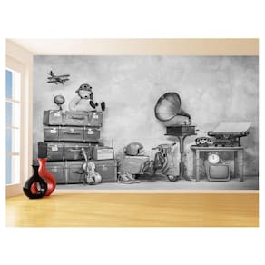 Papel De Parede Musica Gramofone Vitrola Retrô 3,5M Mus60