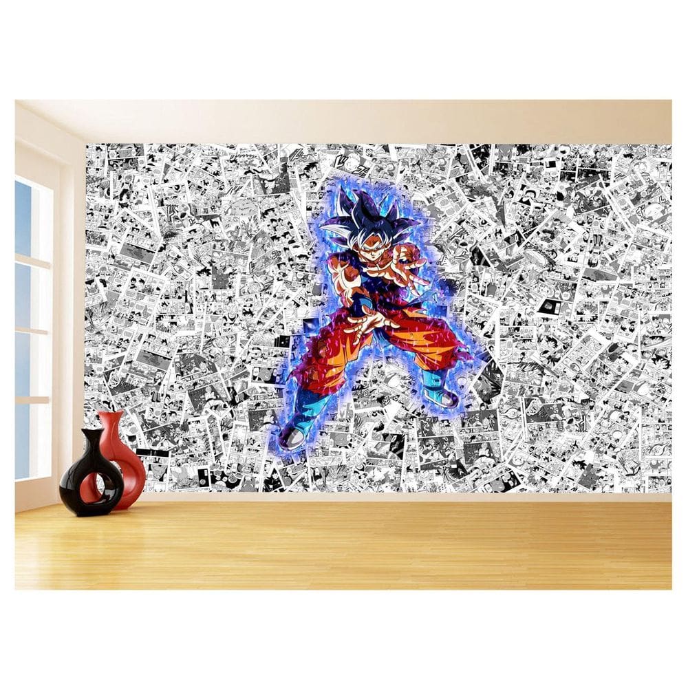 Papel De Parede Dragon Ball Goku Página Manga 3,5M Dbz518