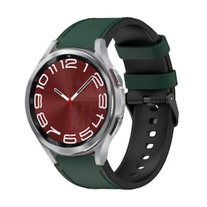 Pulseira Couro/Silicone Galaxy Watch6 43Mm Verde Escuro