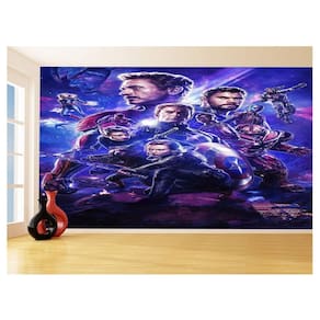 Papel De Parede 3D Heróis Vingadores Ultimato 3,5M Nhma286