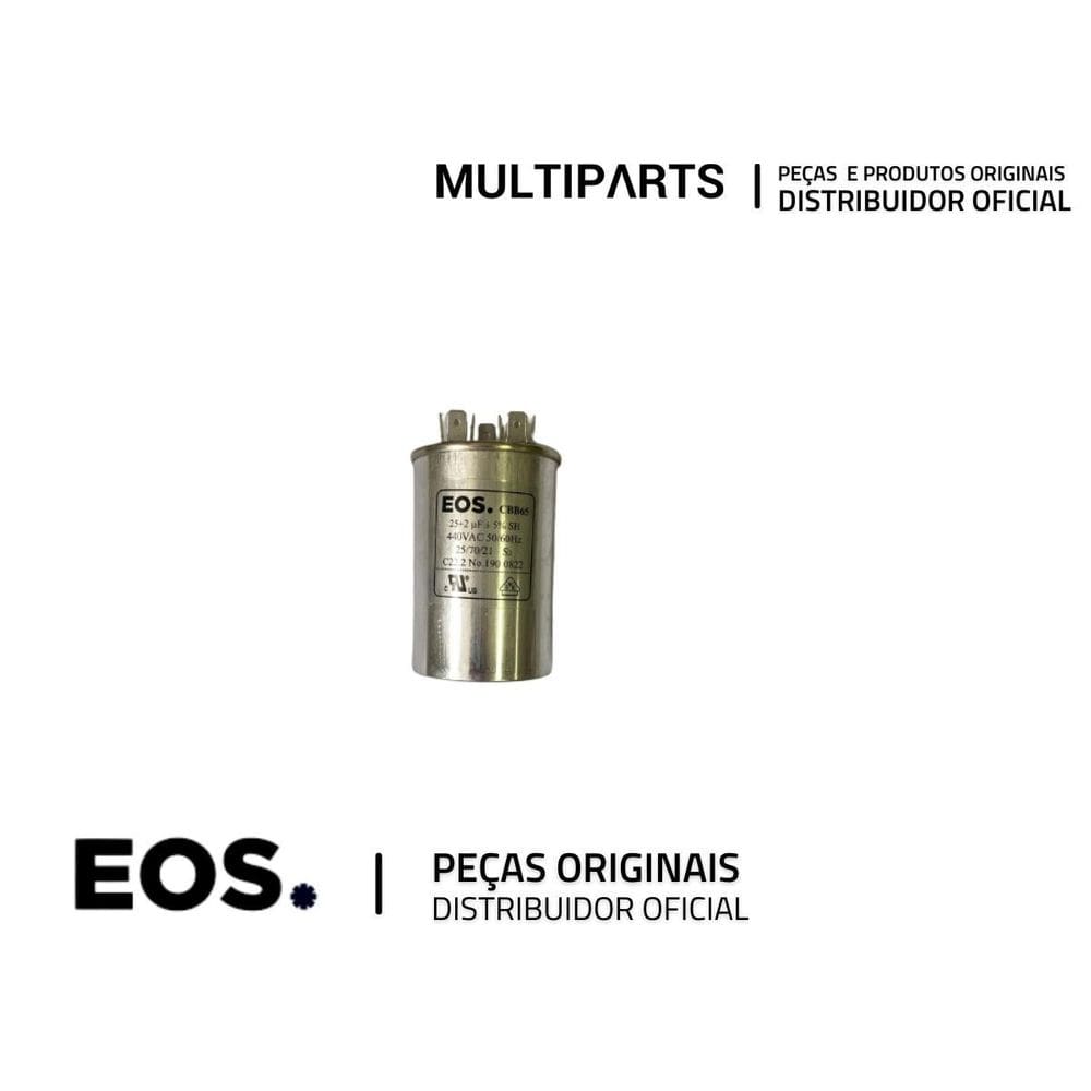 Capacitor 25+2 mfd 440v Compatível com D150970 Eos