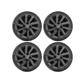 4X Calota Fiat Nova Strada 2021 Aro 14 Grafite 167Ca