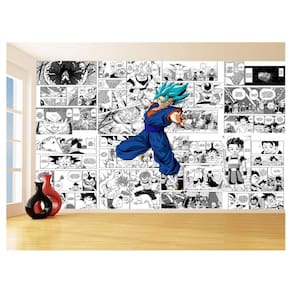 Papel De Parede Dragon Ball Goku Vegetto Anime 3,5M Dbz729