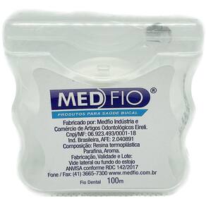20 Fio Dental 100 Metros Cada Aroma Em Menta Super