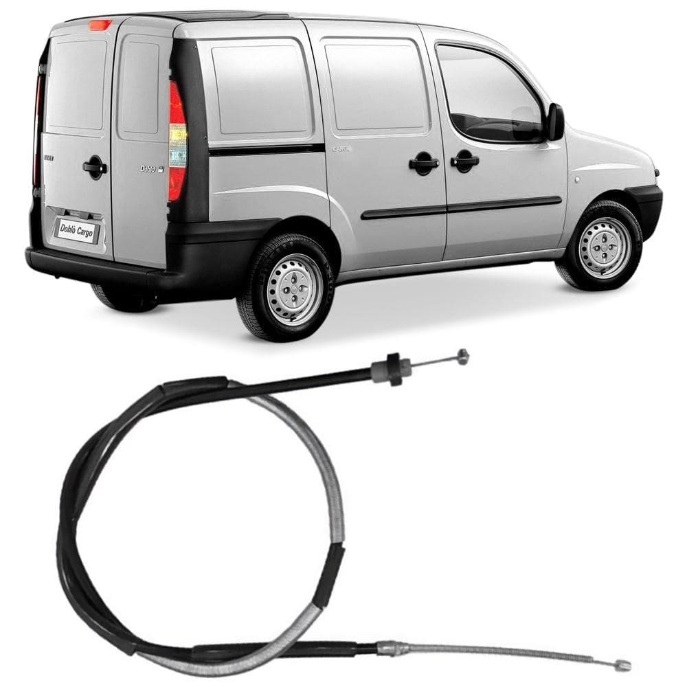 Cabo Freio Doblo MPI Fire 2002 a 2016 Traseiro LD 1750mm