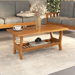 Mesa de Centro Retangular Roma Mogno Mel