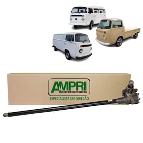 Cx Direcao Mecanica Nova Vw Kombi/Kombi Furgao/Kombi Pick Up - Todas 1972 A 1983 - Encaixe Do Volante Com Chaveta