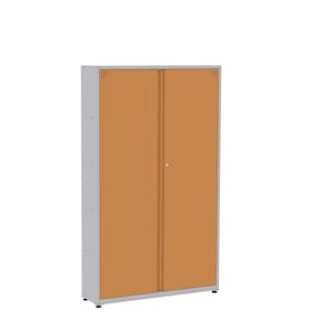 Registrador Aço 02 Portas Rpcp Clássico Cinza/Laranja Picasso