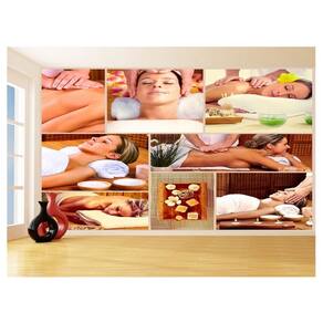 Papel De Parede 3D Relax Spa Massagem Estética 3,5M Rlx100