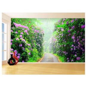 Papel De Parede 3D Estrada Caminho Paisagem 3,5M Nes126