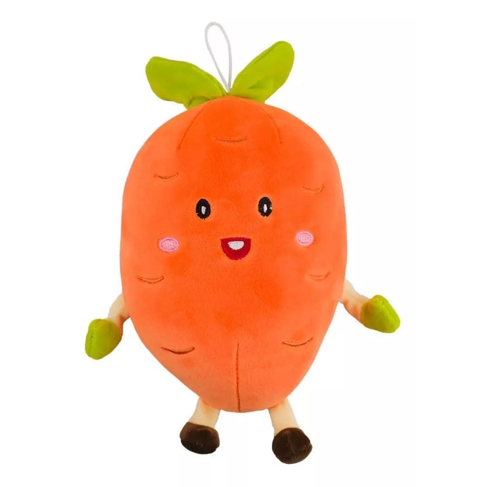 Cenoura Com Rosto 25cm - Pelúcia