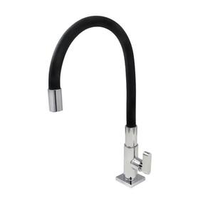 Torneira Para Cozinha Mesa Bica Baixa Dom Color – Preto 1165 C33