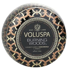 Vela Voluspa Mini Tin Burning Woods 25h 75mL