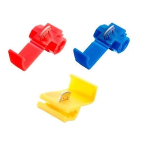 Kit 300 Conector Elétrico Derivação Emenda Fios 0,5Mm A 6Mm