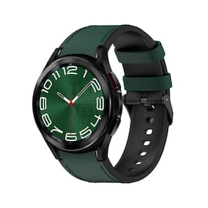 Pulseira Couro/Silicone Galaxy Watch6 Classic 47Mm Verde