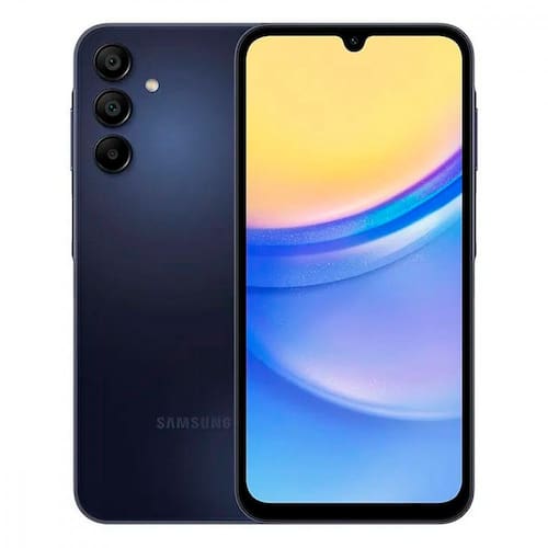 imagem-Smartphone Samsung Galaxy A15 5G 6.5 FHD+ 90Hz 128GB Câmera Tripla 50MP 5MP 2MP Azul Escuro SM-A156MZKDZTO