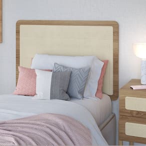 Cabeceira Solteiro 90cm Palhinha Oslo Hanover