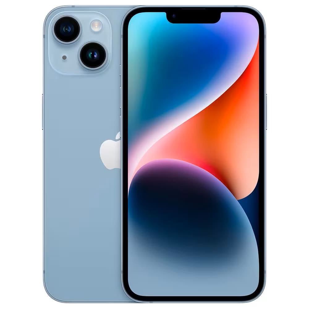 REEMBALADO: iPhone 14 128GB MPVN3BR/A BR - Azul