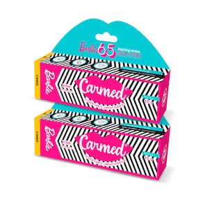 Kit 2 Unidades Hidratante Labial Carmed Barbie Barbie Pink Efeito Gloss10g