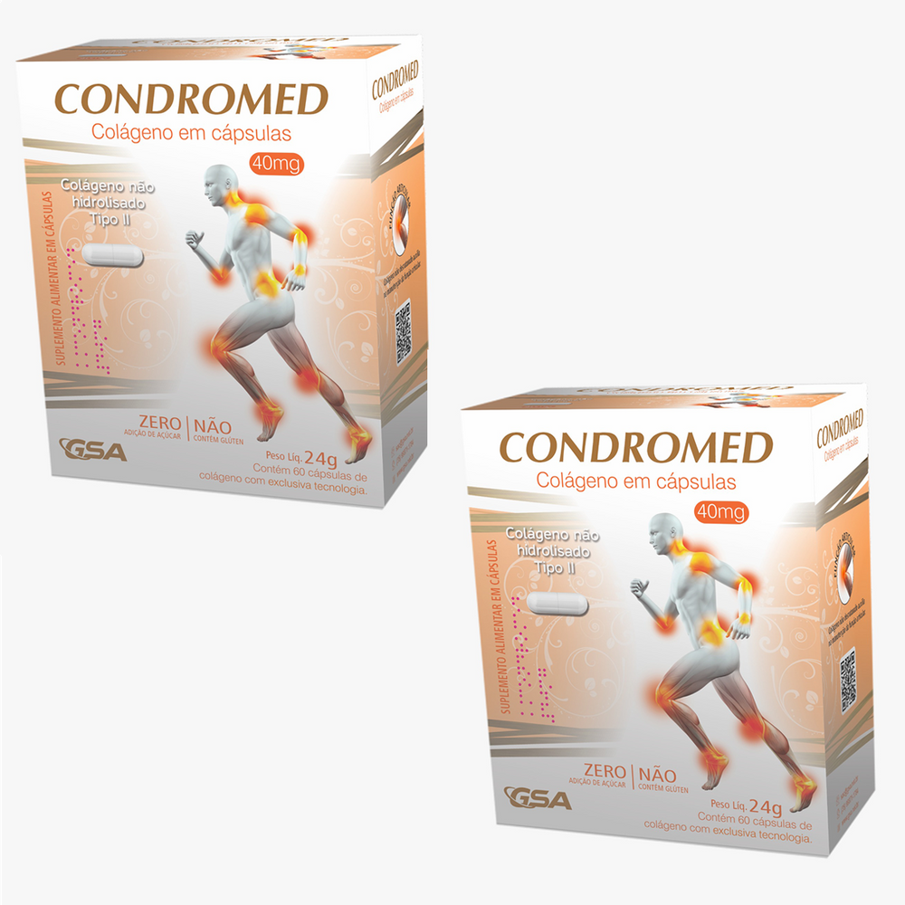 Kit 2 Condromed 40mg 60 Cápsulas