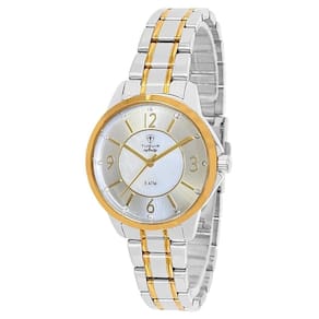 Relógio Tuguir Feminino Ref: 3114A Tgi37050 Aço Casual