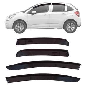 Calha de chuva citroen c3 4 portas 2017
