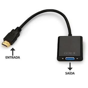 Cabo conversor hdmi para vga - cirilo cabos