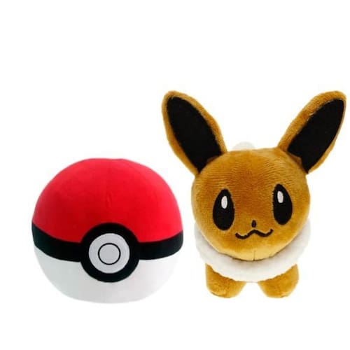 Eevee evoluções kit com pelúcias pokemon eevee Casas Bahia