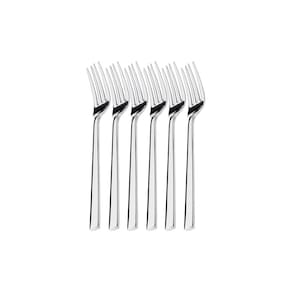 Kit 6 Garfos de Sobremesa Hercules Mykonos Aço Inox 4000-005