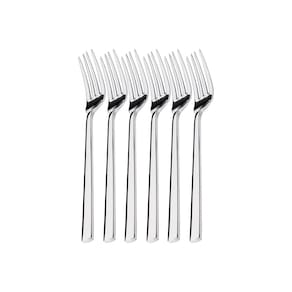 Kit 6 Garfos de Mesa Hercules Mykonos Aço Inox 4000-002